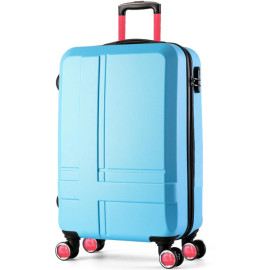 Vali kéo có khóa số SkyLink Sony Bravia 20inch - Xanh (Tặng thẻ hành lý)