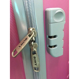 Vali kéo có khóa số thời trang AISEN Sony - Hồng tím