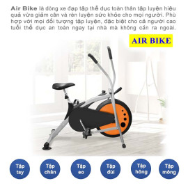 Xe đạp tập thể dục Air Bike Culler Sport OB8409 hiện thị nhịp tim, lượng calo