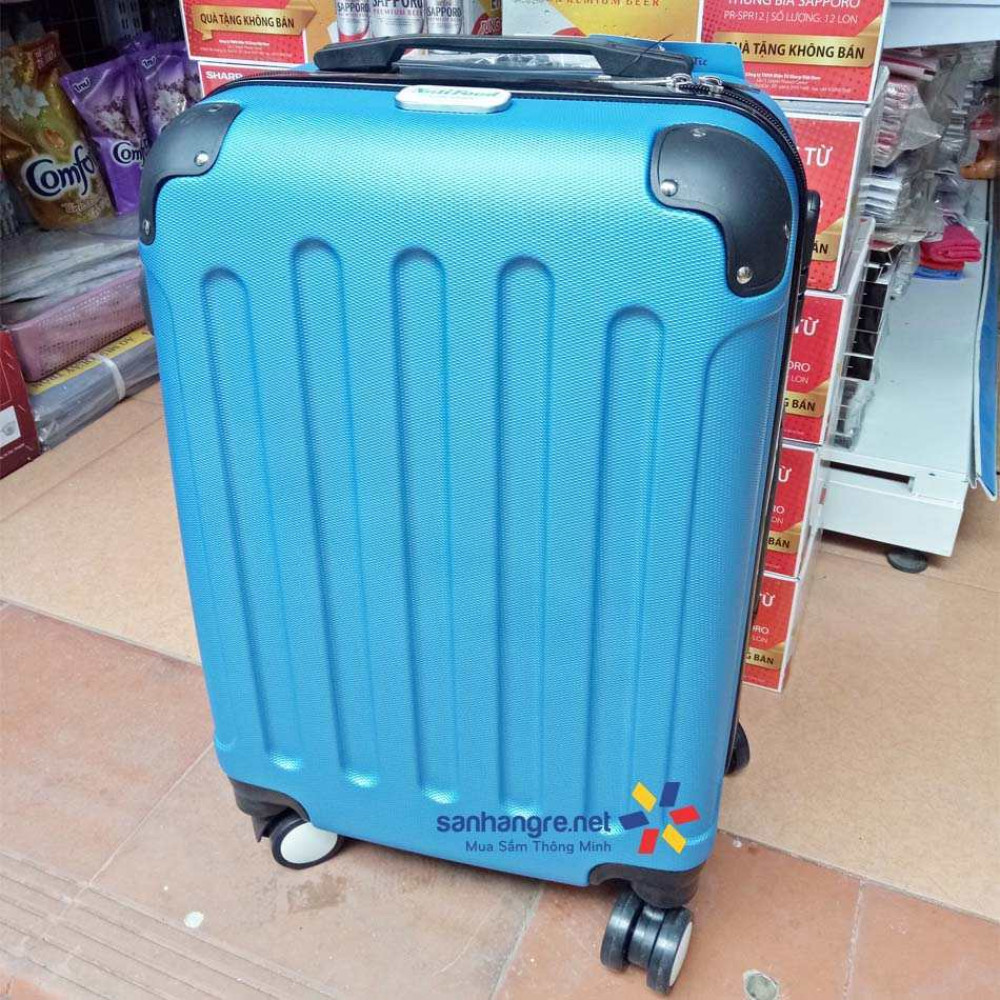 Vali kéo du lịch có khóa số xách tay 20inch Nutifood (Xanh)