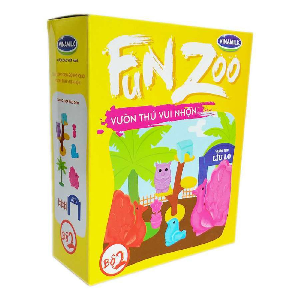 Bộ đồ chơi Vườn thú Líu Lo FunZoo số 2 - Vàng
