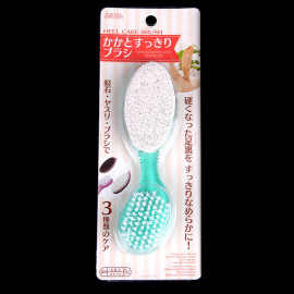 Dụng cụ vệ sinh chân tay 3 trong 1 Daiso Japan 567 - Xanh