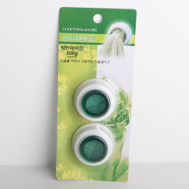 Bộ 2 dụng cụ kẹp khăn dính tường JY-1027 hàng Triều Tiên