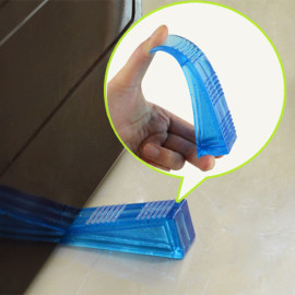 Dụng cụ kẹp chặn chân cánh cửa KM-009 hàng Nhật - Xanh biển