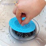 Miếng lọc rác chậu rửa Silicon KM-1321 hàng Nhật - Xanh