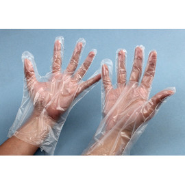 Hộp 50 chiếc găng tay nilon vệ sinh thực phẩm KM-594 hàng Nhật