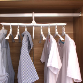 Móc treo quần áo đa năng thông minh gập gọn Komeki 4008 hàng Nhật