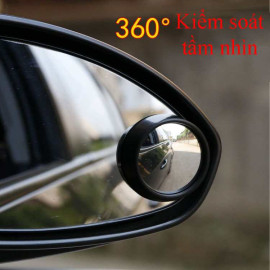 Gương phụ thông minh xoay 360 độ gắn gương chiếu hậu ô tô 