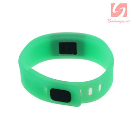 Đồng hồ LED vòng tay silicon thể thao CE101016 - Xanh lá