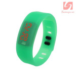 Đồng hồ LED vòng tay silicon thể thao CE101016 - Xanh dương