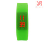 Đồng hồ LED vòng tay silicon thể thao CE101016 - Xanh lá