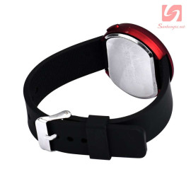 Đồng hồ LED tròn mặt cảm ứng JSS 1797 - Đỏ