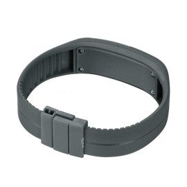 Đồng hồ LED silicon kiêm vòng tay thời trang - Ghi