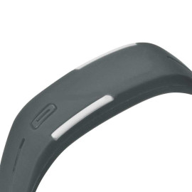 Đồng hồ LED silicon kiêm vòng tay thời trang - Ghi