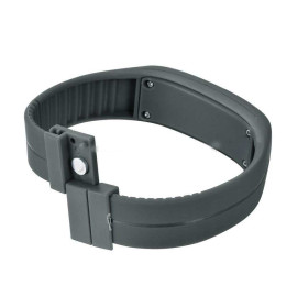 Đồng hồ LED silicon kiêm vòng tay thời trang - Ghi