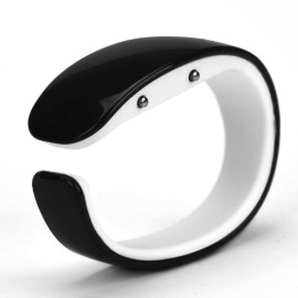 Đồng hồ LED vòng tay Nhựa Silicon thời trang kiểu mới - Đen
