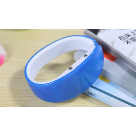Đồng hồ LED vòng tay Nhựa Silicon thời trang kiểu mới - Xanh biển