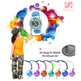 Đồng hồ điện tử đeo tay thể thao Popart 310 - Hồng đậm