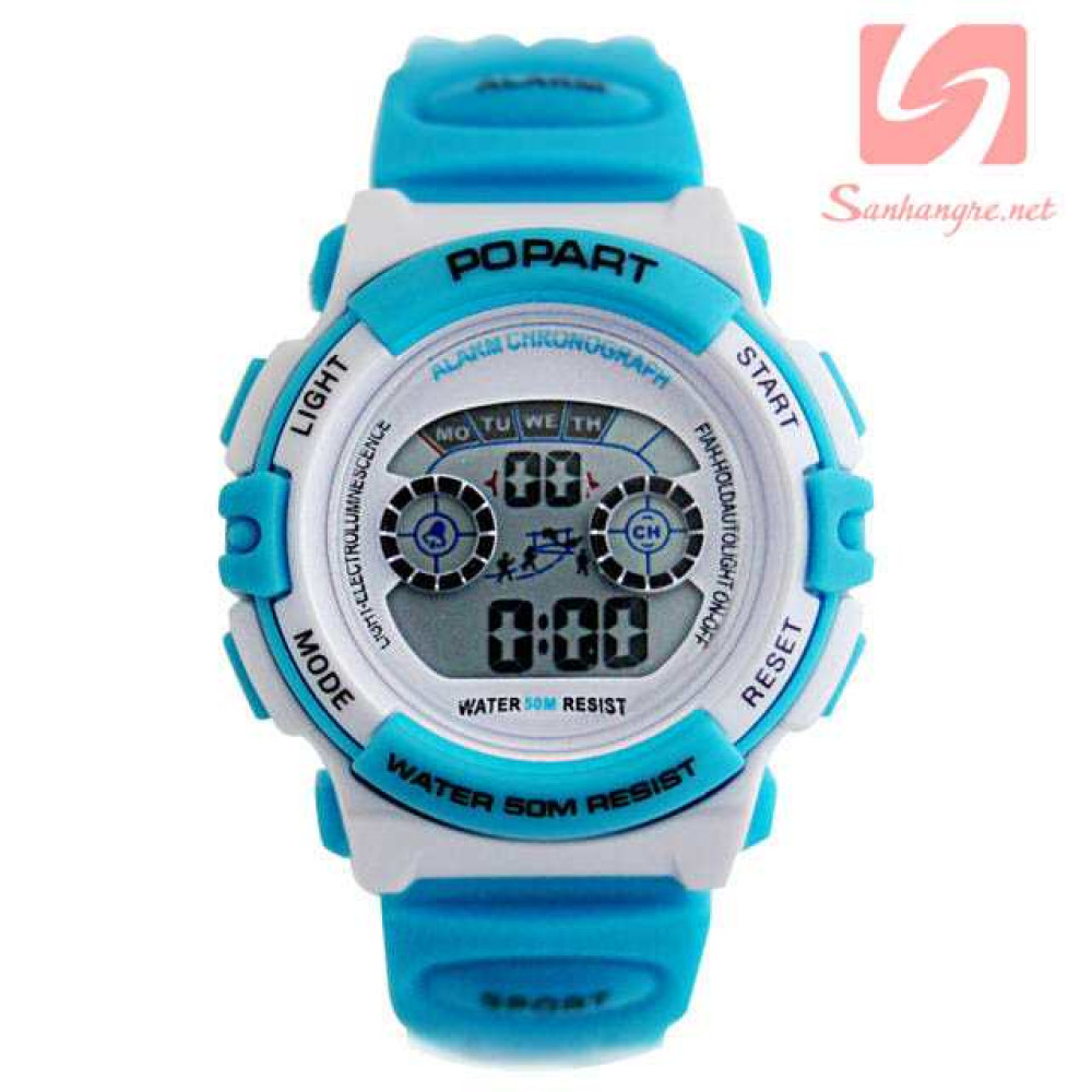 Đồng hồ điện tử đeo tay thể thao Popart 310 - Xanh dương