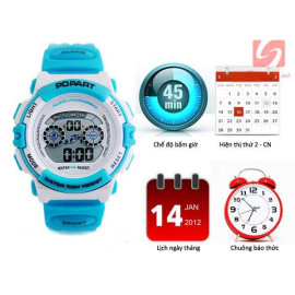 Đồng hồ điện tử đeo tay thể thao Popart 310 - Xanh dương