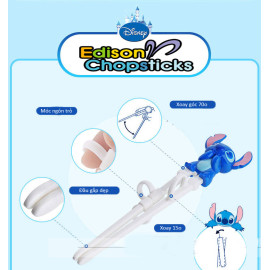 Đũa tập ăn 3D cho bé Disney Monsters - Stitch
