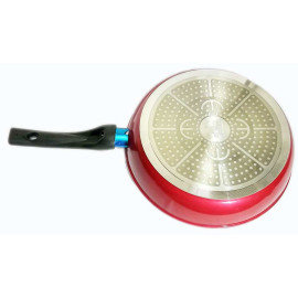 Chảo chống dính Elmich đáy từ nắp kính 28cm EIV-50028 cán đen