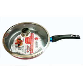 Chảo chống dính Elmich đáy từ nắp kính 28cm EIV-50028 cán đen