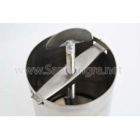 Khuôn làm giò xào Inox 2kg Ankomart - Hàng Việt Nam