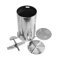 Khuôn làm giò xào Inox 2kg Ankomart - Hàng Việt Nam