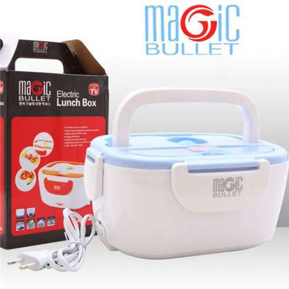 Hộp cơm hâm nóng Inox cắm điện Magic Bullet Electric Lunch Box - 185,000 |  SanHangRe.net