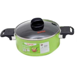 Nồi canh chống dính supor 20cm màu xanh lá