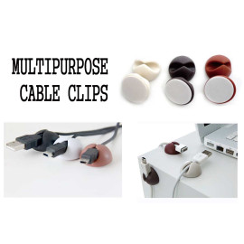 Vỉ 6 kẹp dây đa năng Multipurpose Cable Clips KM-7010