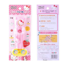 Đũa tập ăn cho bé Hello Kitty Junior RJ-0382 hàng Hàn Quốc