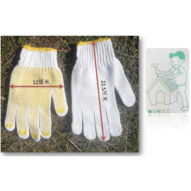 Găng tay len phủ hạt nhựa lòng bàn tay KM-224 hàng Nhật