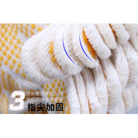 Găng tay len phủ hạt nhựa lòng bàn tay KM-224 hàng Nhật