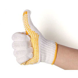 Găng tay len phủ hạt nhựa lòng bàn tay KM-224 hàng Nhật