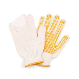 Găng tay len phủ hạt nhựa lòng bàn tay KM-224 hàng Nhật