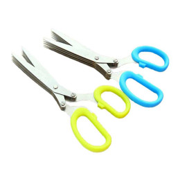 Kéo cắt hành 5 lưỡi thép KM-1845 hàng xuất Nhật