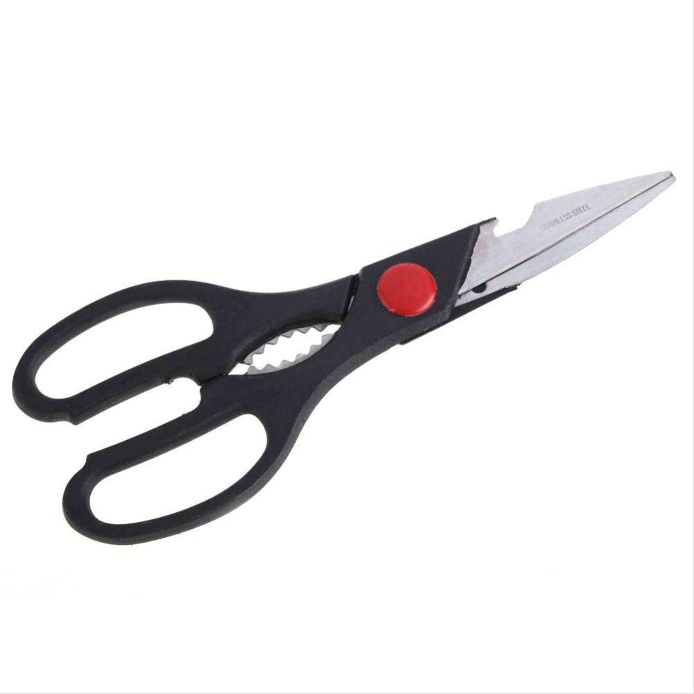 Kéo cắt thực phẩm đa năng Kitchen Scissors KS812 hàng xuất Nhật (Đen)
