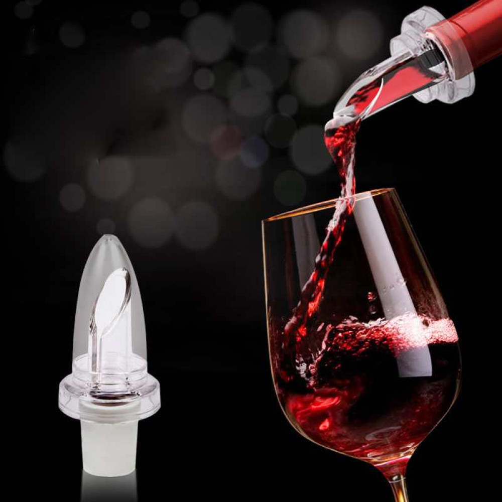 Bộ dụng cụ rót và nắp đậy chai rượu vang KM-1067 hàng Nhật