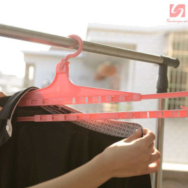 Móc treo quần áo thông minh KM 1165 hàng Nhật - Hồng