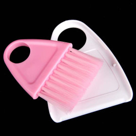 Bộ chổi xẻng quét bụi có nam châm mini KM-1170 hàng Nhật - Hồng