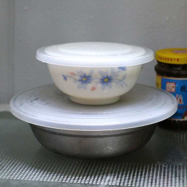 Bộ 2 nắp nhựa dẹt đậy thức ăn trong lò vi sóng KM-591 hàng Nhật