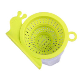 Lọc trà Silicon hình ốc sên KM-1351 hàng Nhật (Xanh lá)