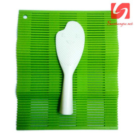 Mành cuộn sushi, cơm, bánh kèm thìa Niheshi 1312 hàng Nhật - Xanh lá