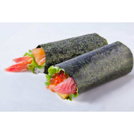 Mành cuộn sushi, cơm, bánh kèm thìa Niheshi 1312 hàng Nhật - Hồng
