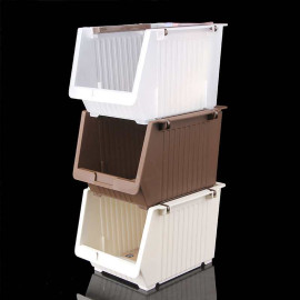 Giá mini để đồ tiện lợi 10.5x13.5x9.5cm Niheshi 6173 hàng Nhật (Trắng)