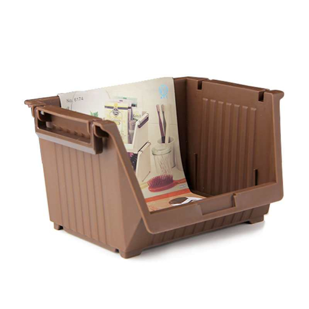 Giá mini để đồ tiện lợi 13.3x10x9cm Niheshi 6174 hàng Nhật (Nâu)