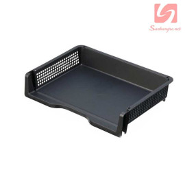 Khay đựng tài liệu A4 xếp chồng Niheshi 6196 hàng Nhật - Đen
