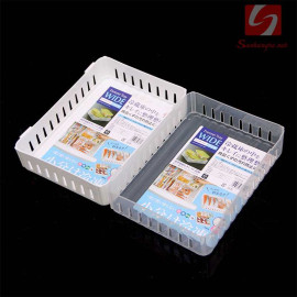 Bộ 2 khay nhựa để đồ trong tủ lạnh Niheshi 6208 hàng Nhật